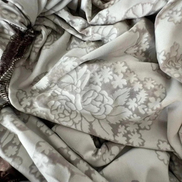 T Tahari Brown Mauve Print Dress Size Medium - Picture 11 of 11